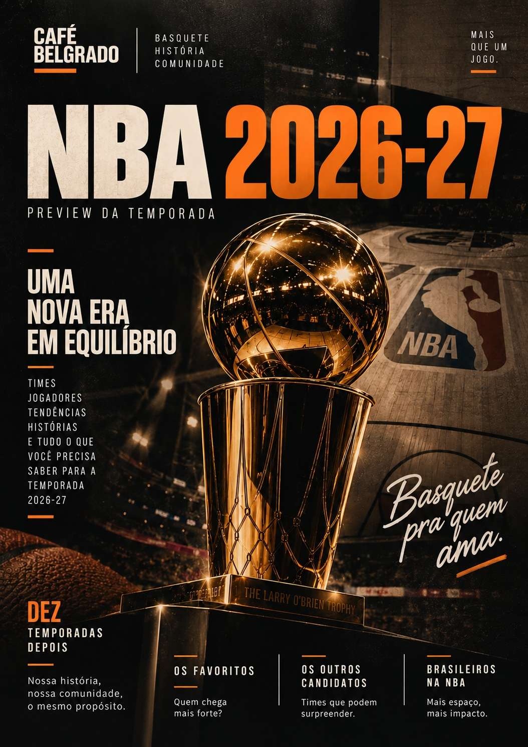 Capa do Preview NBA 2026-27 do Café Belgrado